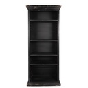Cabinet adjustable Black 80x36x195 cm