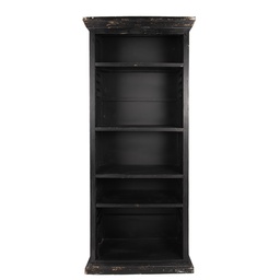 [5H0750Z] Armoire ajustable Noir 80x36x195 cm