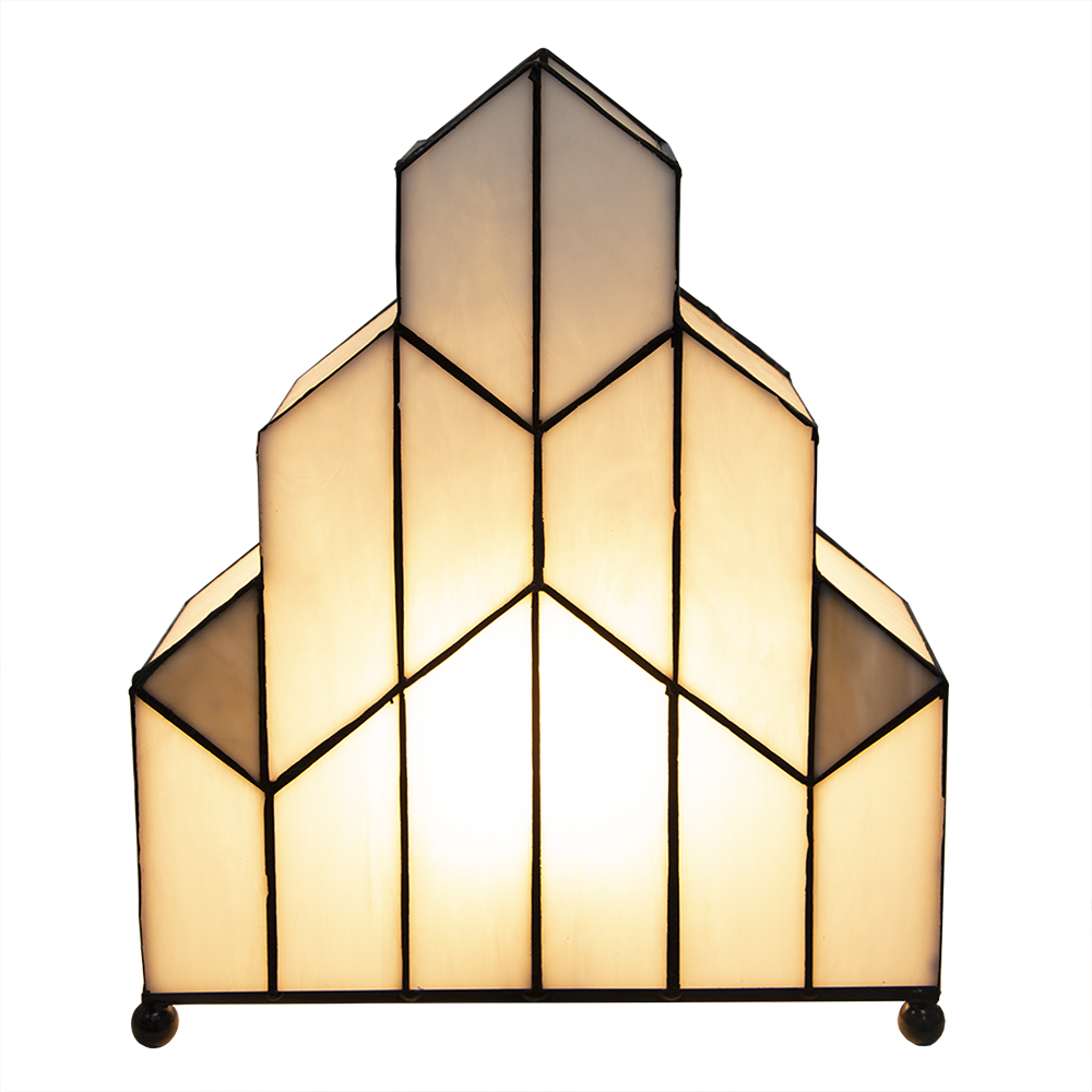 Tafellamp Tiffany 30x4x25 cm E14/max 1x40W
