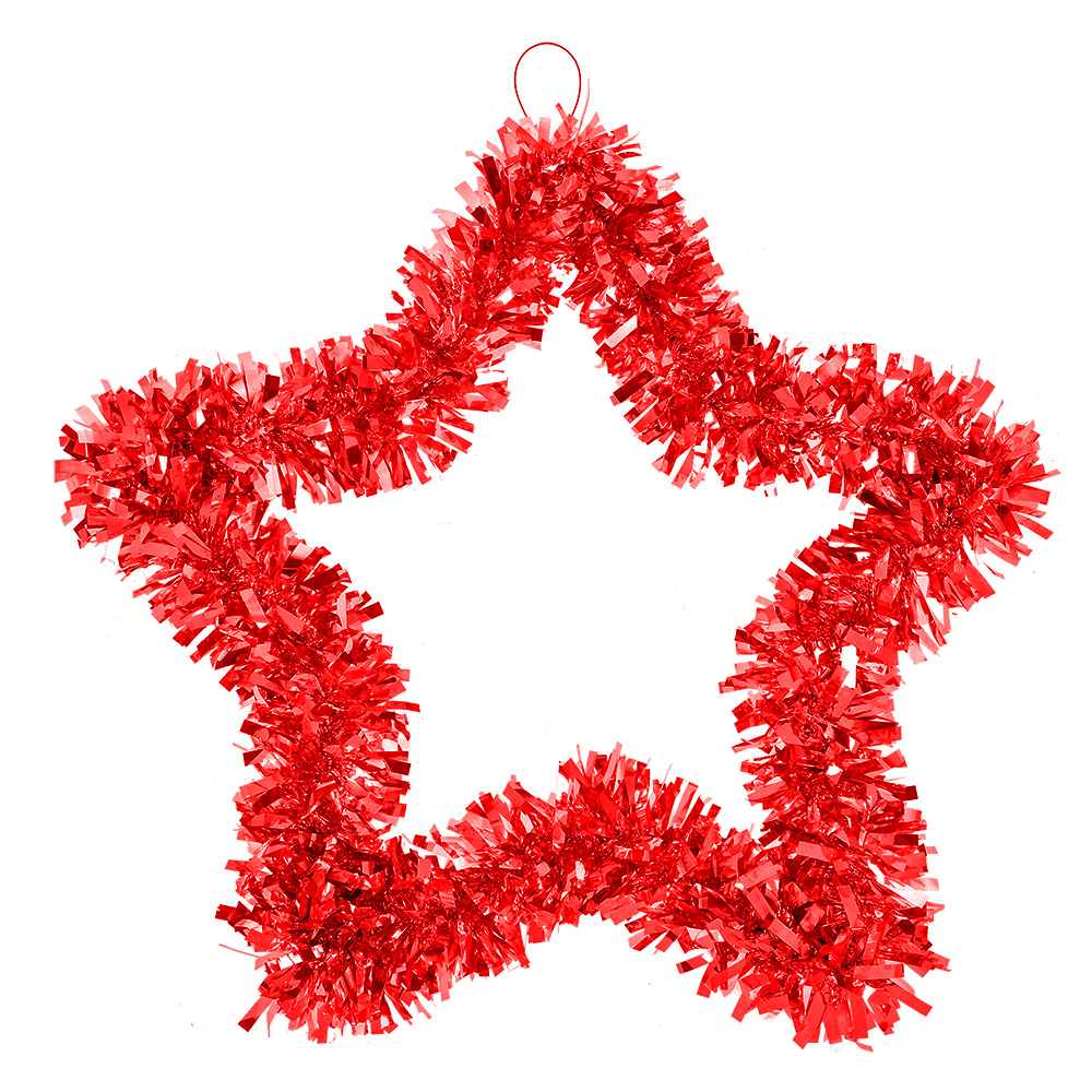 Weihnachtsdeko Stern Rot 45x2x45 cm