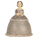Décoration femme Beige Gris 19x16x22 cm