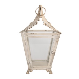 [6Y5585] Laterne Beige 26x26x47 cm