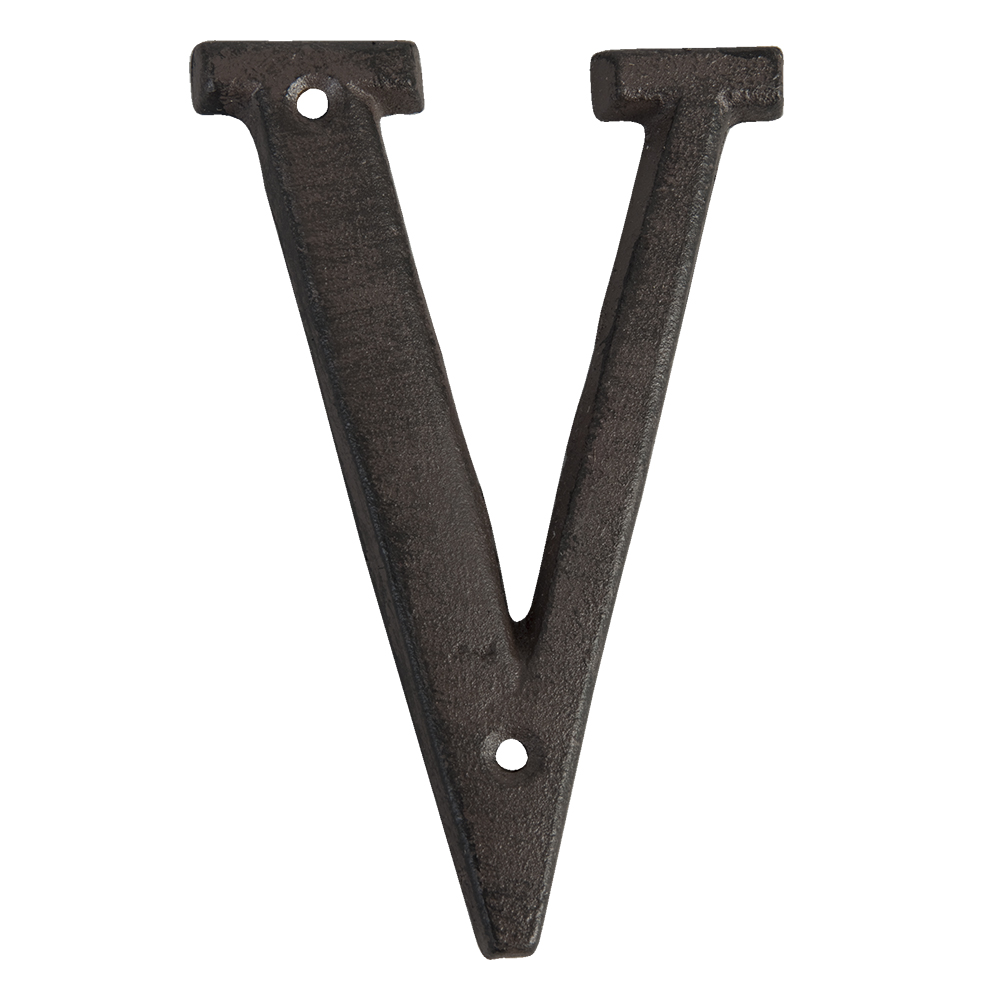 Letter V 8x1x13 cm