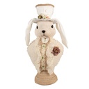 Decoration Statue Rabbit Beige 24x17x50 cm