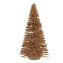 Dekoration Weihnachtsbaum Beige Goldfarbig Ø 17x30 cm