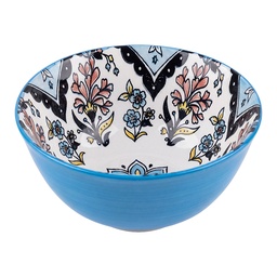 [6CEBO0219] Scodella Bianco Blu Ø 13x6 cm / 350 ml