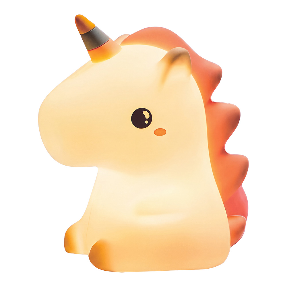 Nachtlicht Einhorn LED Gelb Braun