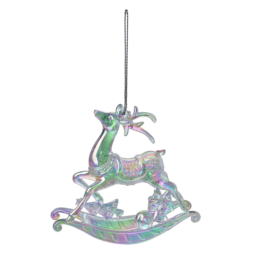 Decoratie hanger rendier 11x3x10 cm