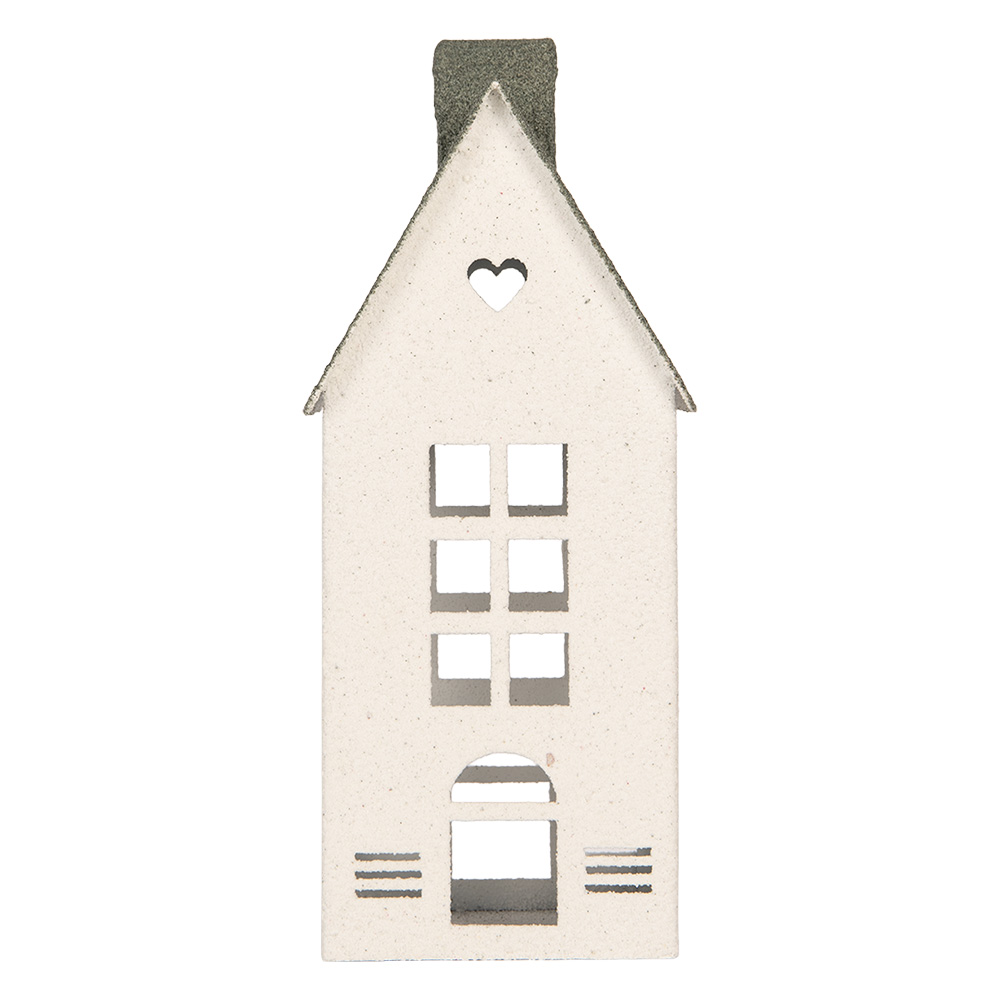 Decoratie huis 11x11x29 cm