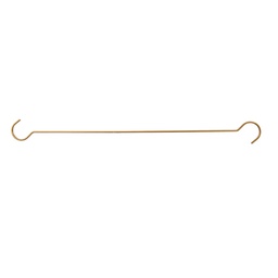 [5Y5972GO] Gancio appendiabiti Color oro 120x6x1 cm