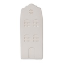 Veilleuse Chalet LED Blanc 9x9x21 cm