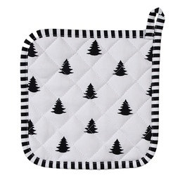[BWX45] Porte-pots Blanc, Noir 20x20 cm