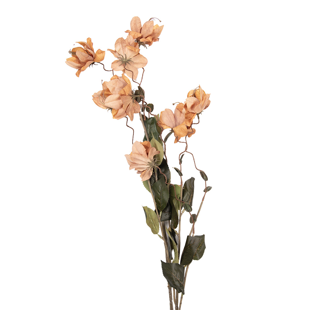 Decoratie tak met bloemen 14x14x120 cm