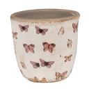 Decoratie bloempot Ø 13x12 cm