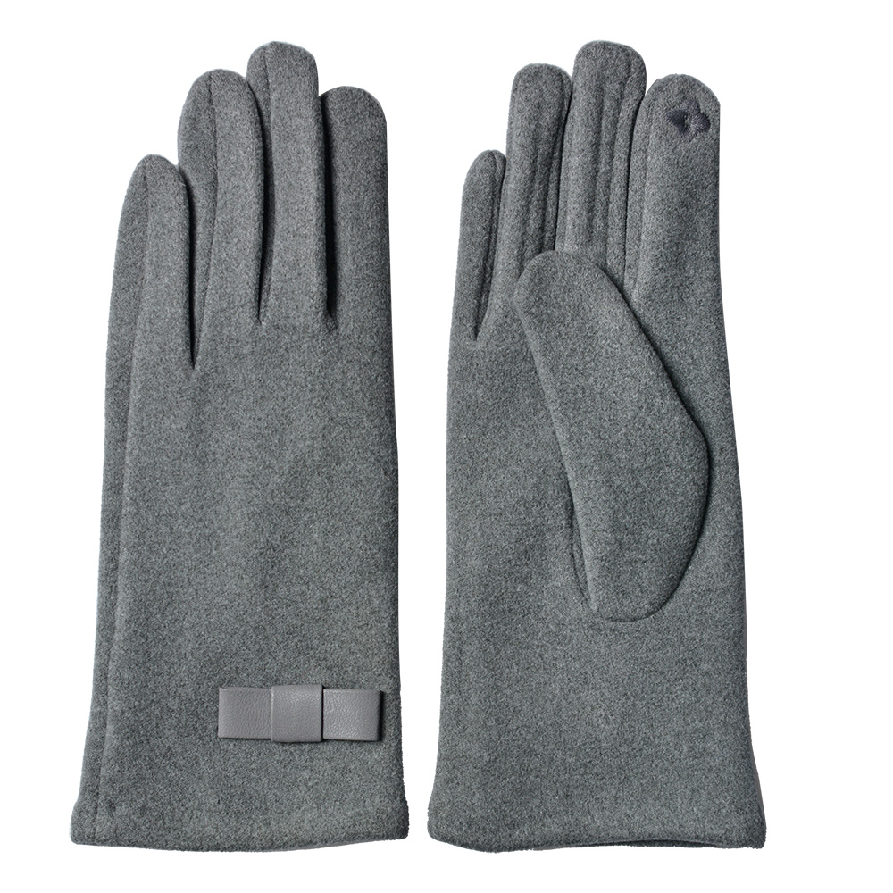 Handschoenen 8x24 cm grijs