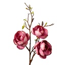 Decorative Artificial Branch with flowers Pink Brown 20x20x106 cm