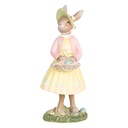 Image de décoration Lapin Beige Jaune 5x6x12 cm