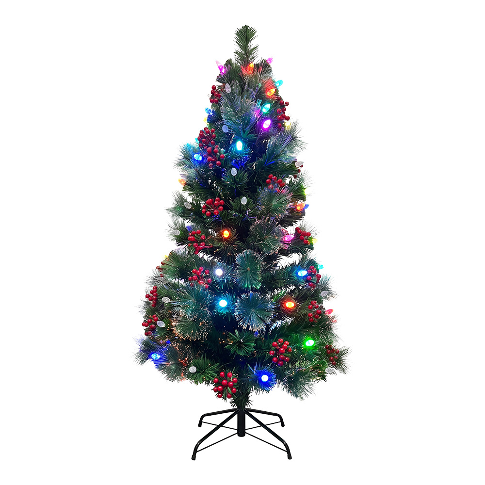 Künstlicher Weihnachtsbaum mit LED Grün 210 cm
