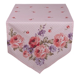 [DTR65] Tischläufer Rosa, Flieder 50x160 cm