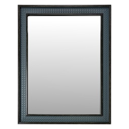 [62S323] Specchio da Parete Grigio Blu 36x2x46 cm