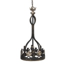 Lampada a Sospensione Marrone Ø 40x85 cm E14/max 4x25W