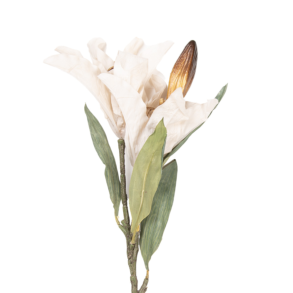 Decoratie tak met bloemen 12x16x88 cm