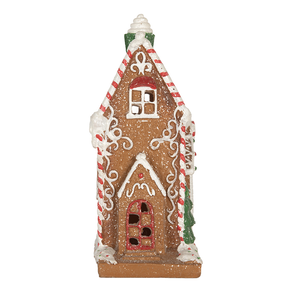 Decoratie huis met LED 15x9x20 cm