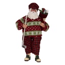 Decorazioni Natalizie Babbo Natale Rosso 16x11x28 cm
