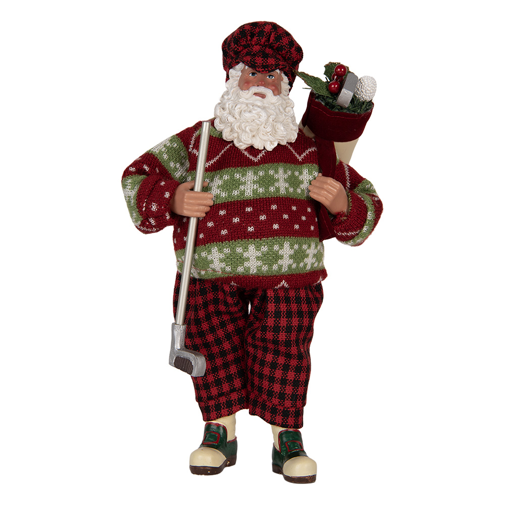 Decorazioni Natalizie Babbo Natale Rosso 16x11x28 cm