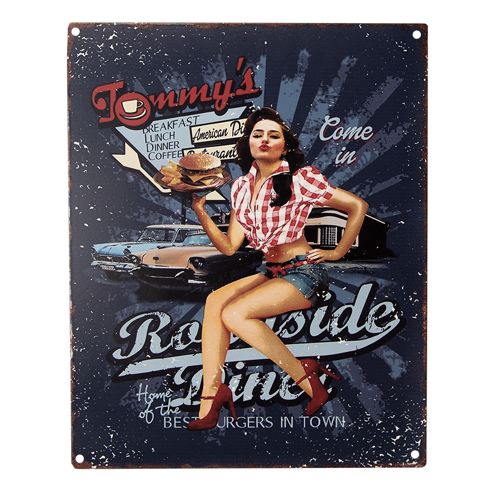 Tekstbord 20x1x25 cm