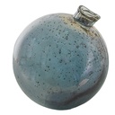 Vase Glass Grey Ø 13x13 cm
