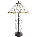 Tafellamp Tiffany Ø 41x68 cm E27/max 2x60W