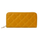 Portemonnee 19x9 cm geel