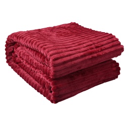 [KT060.158R] Plaid Rot 180x200 cm