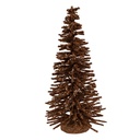 Dekoration Weihnachtsbaum Braun Goldfarbig Ø 14x25 cm