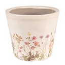Blumentopf für Innen Rosa, Beige Ø 12x10 cm
