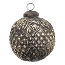 Christmas Bauble Copper, Brown Ø 7x7 cm