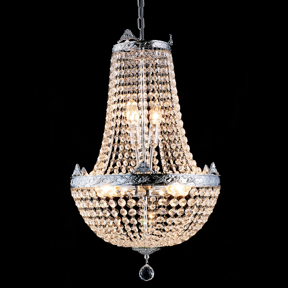 Lustre Argent Ø 40x70/184 cm E14/max 6x40W