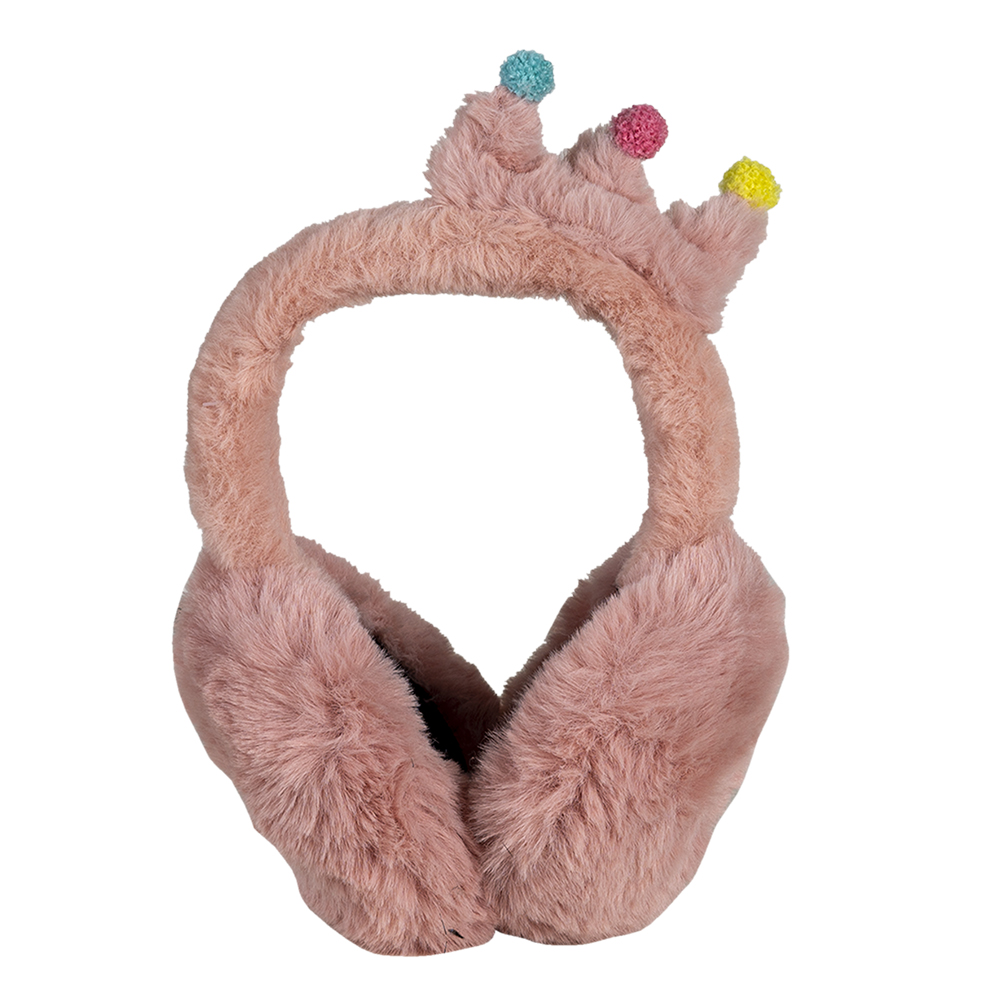 Oorwarmer kind roze