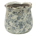 Pot de fleurs d'intérieur Gris Beige Ø 15x14 cm