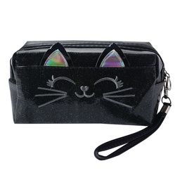 [JZTB0024Z] Trousse de toilette pour femmes Noir 18x10 cm