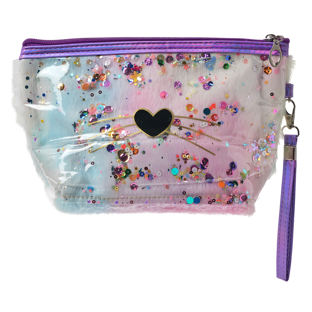 Toilettas 23x13 cm paars