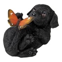 Decoratie hond 14x9x10 cm