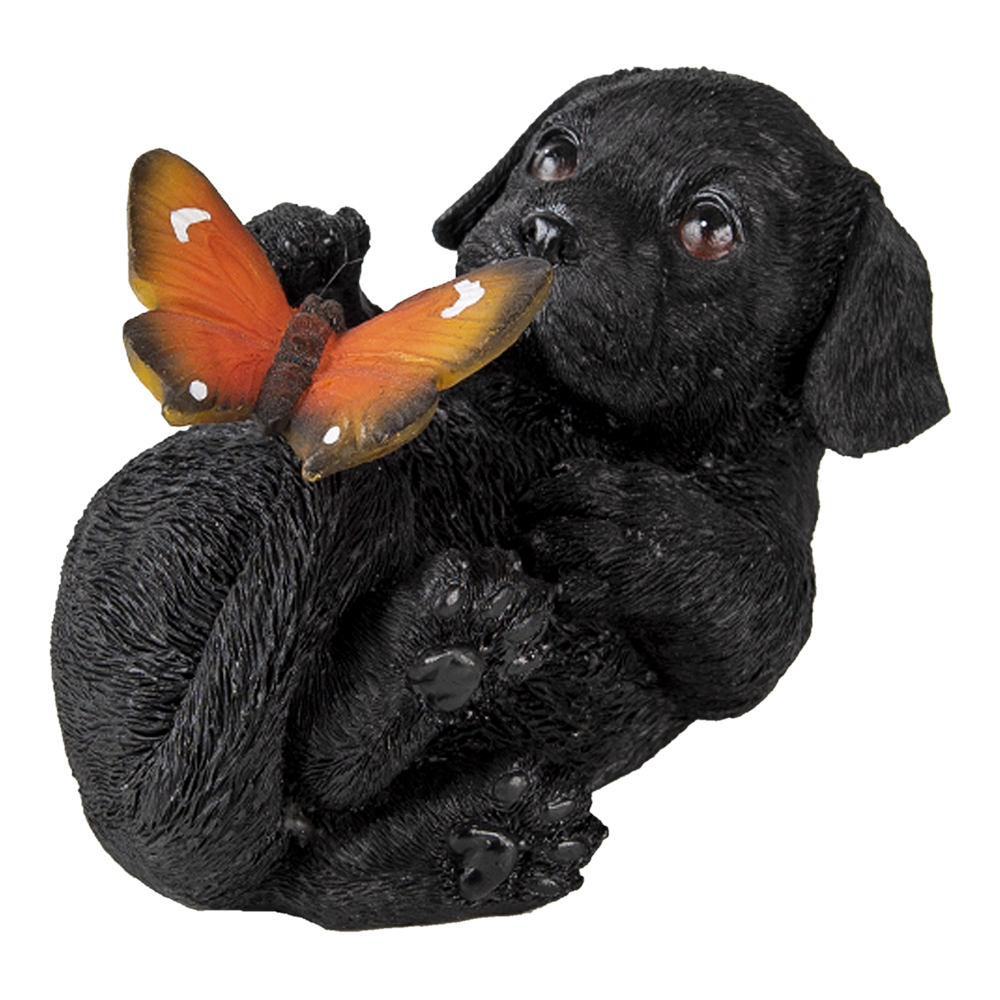 Decoratie hond 14x9x10 cm