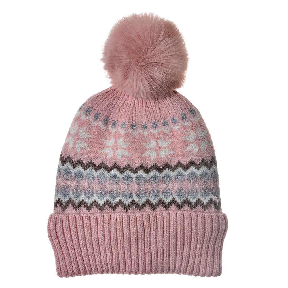 Muts 22x23 cm roze