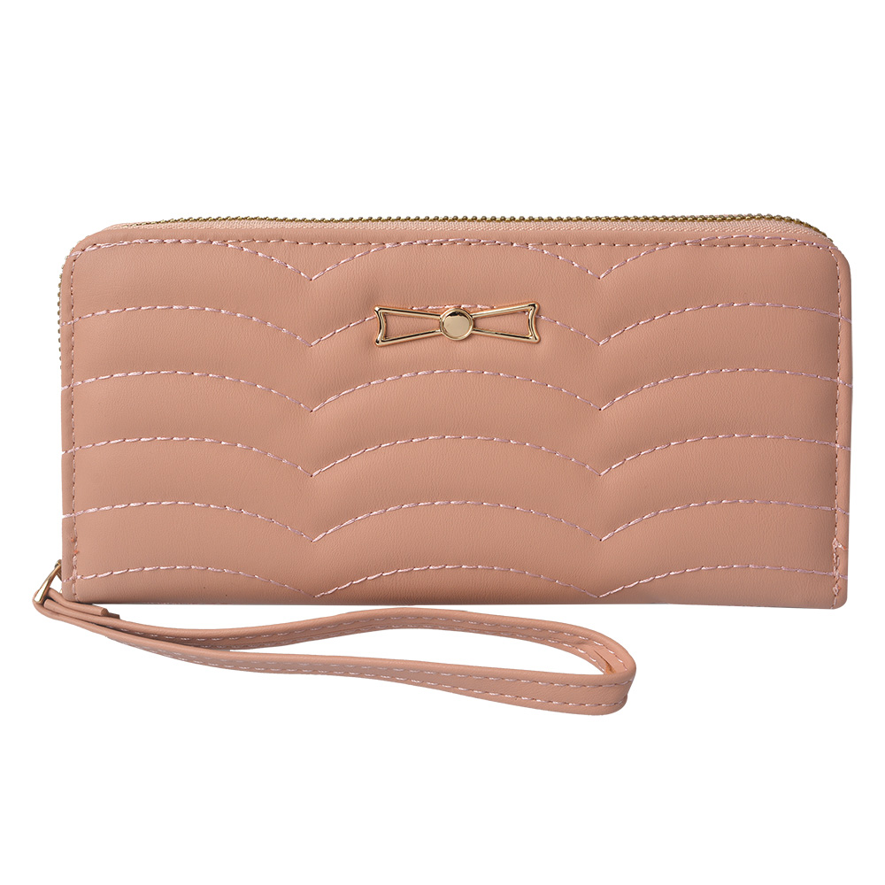 Portemonnee 19x10 cm roze
