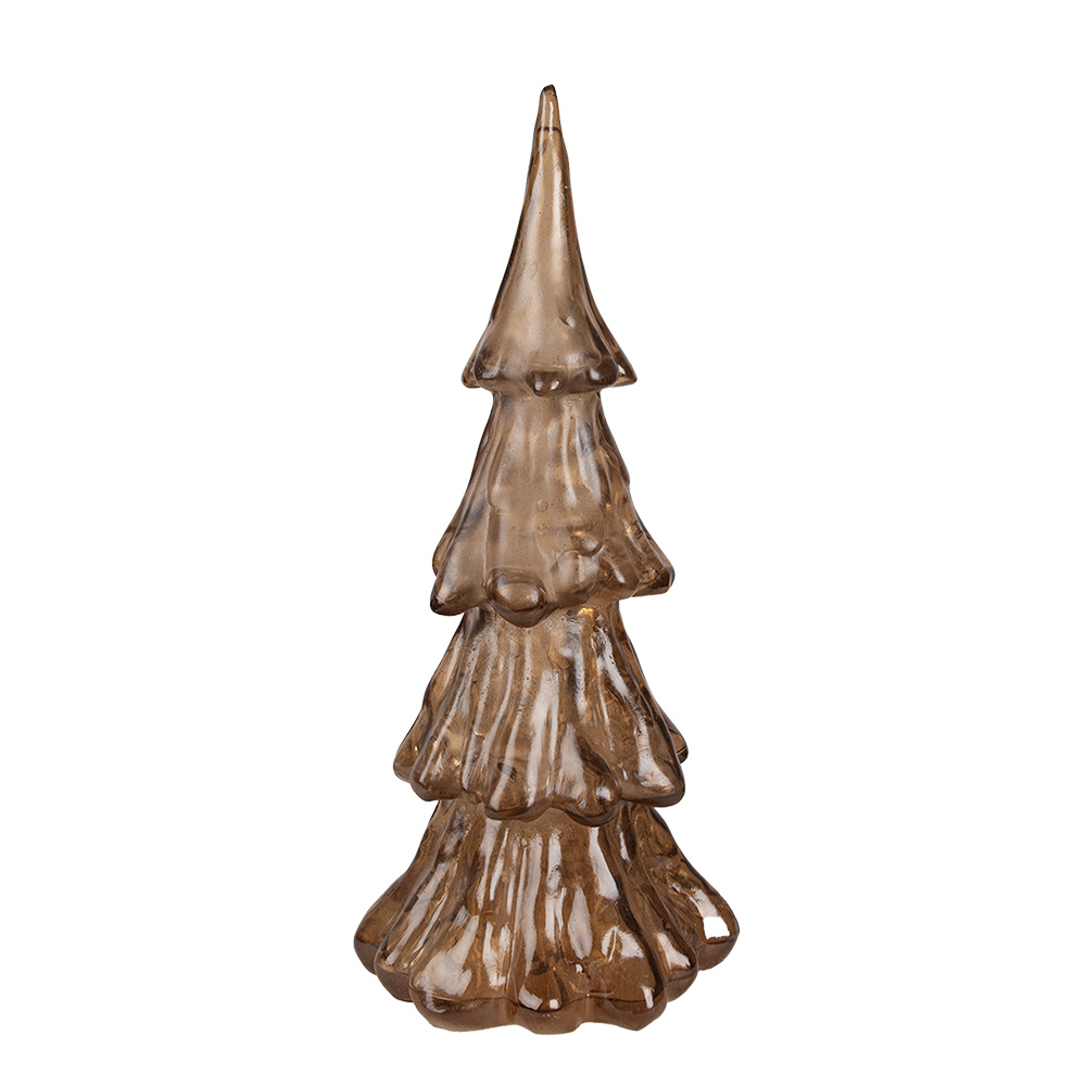 Decoratie kerstboom met LED Ø 14x33 cm / 3xAAA