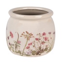 Blumentopf für Innen Beige Rosa Ø 16x13 cm