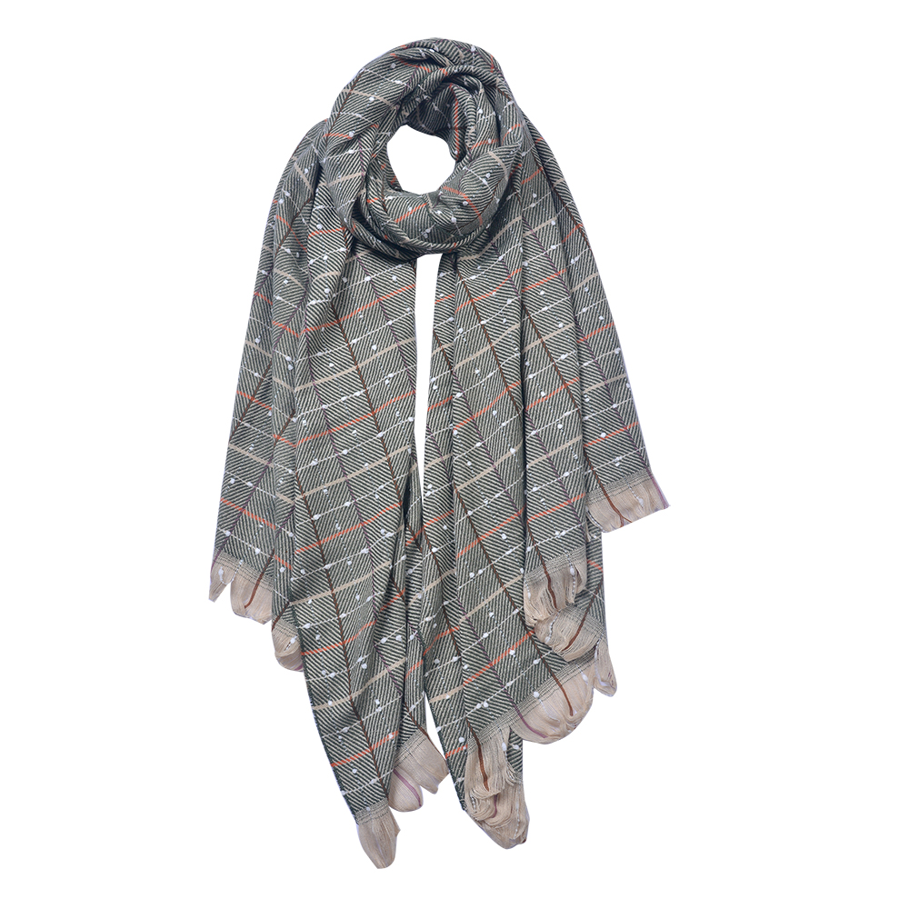 Sjaal 70x190 cm groen