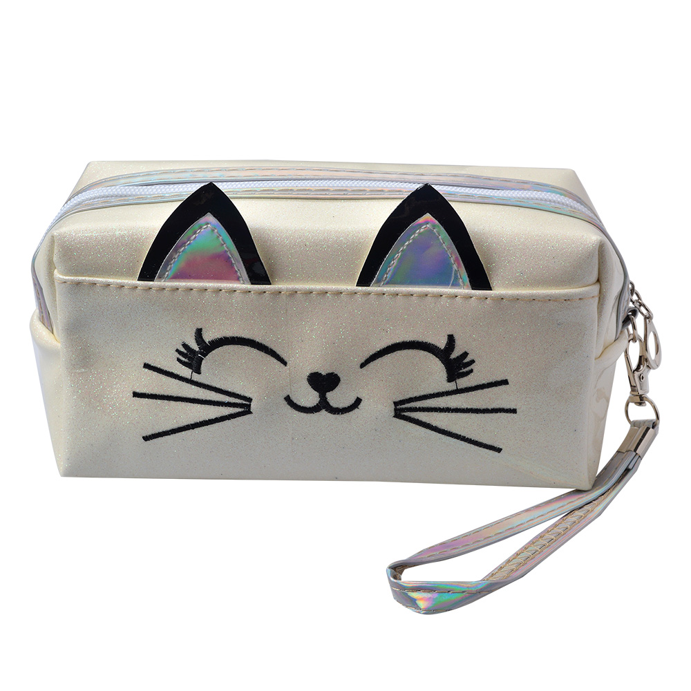 Busta toilette per donne Bianco 18x10 cm